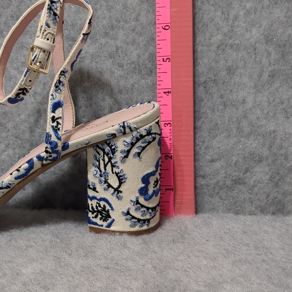 Kate Spade Delphine Embroidered Sandals Size 10B - Picture 11 of 12